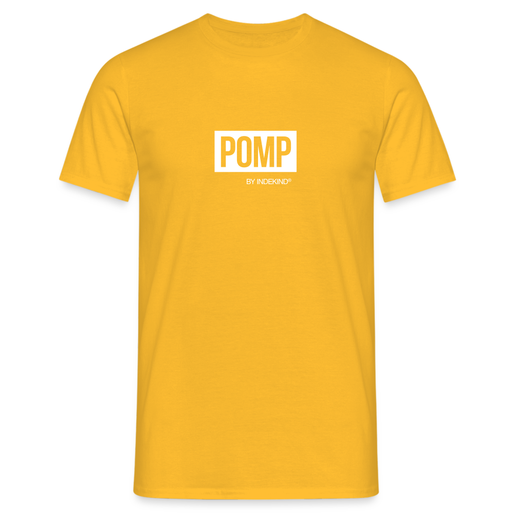 T-Shirt | Pomp Klassik | Manns-Lüü - Gelb