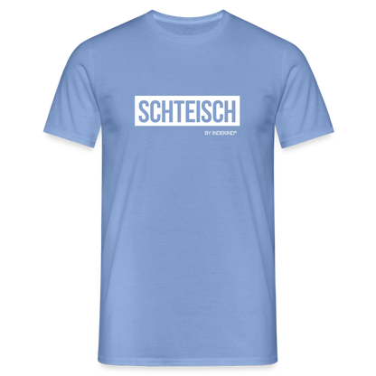 T-Shirt | Schteisch Klassik | Manns-Lüü - carolina blue
