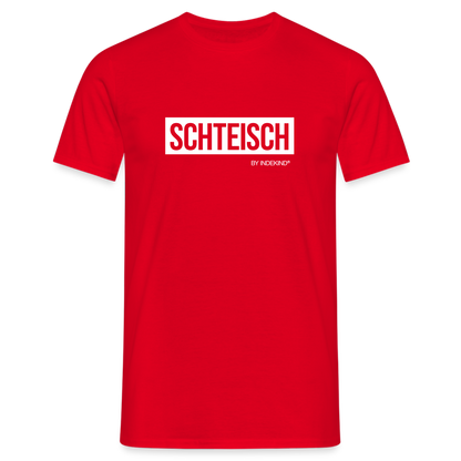 T-Shirt | Schteisch Klassik | Manns-Lüü - Rot