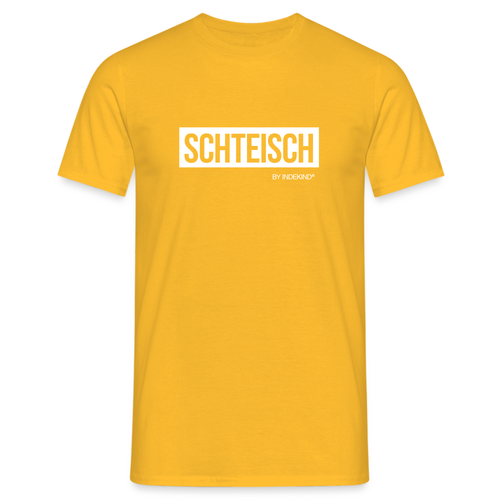 T-Shirt | Schteisch Klassik | Manns-Lüü - Gelb