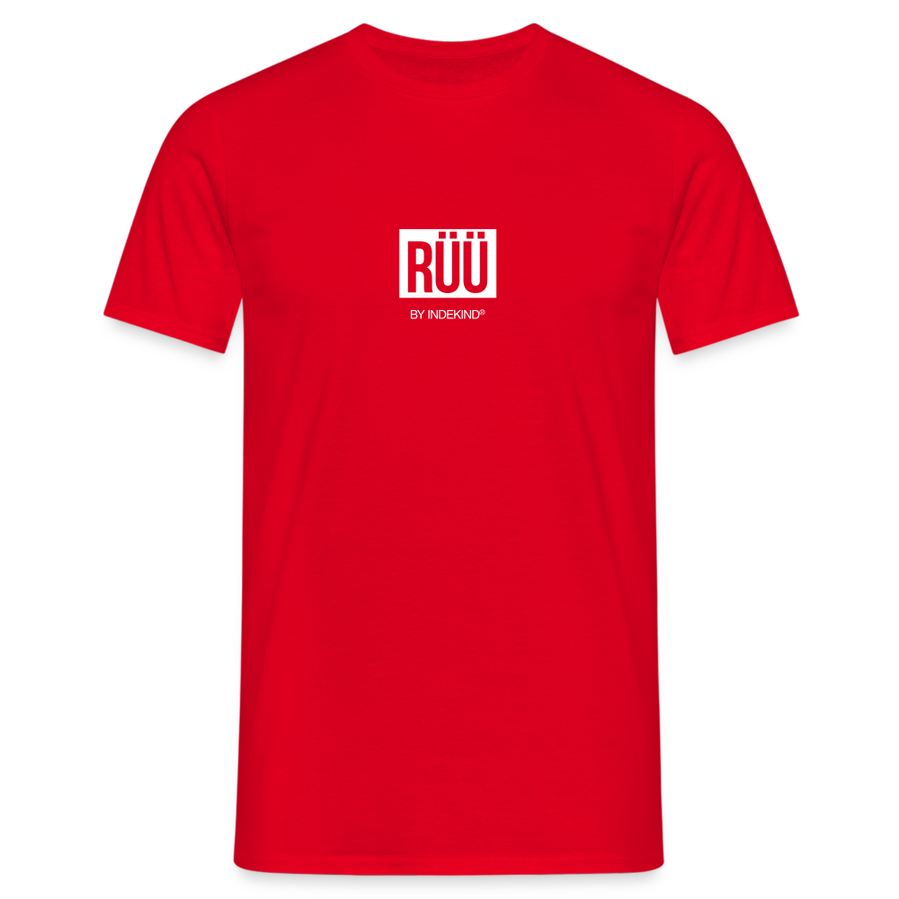 T-Shirt | Rüü Klassik | Manns-Lüü - Rot