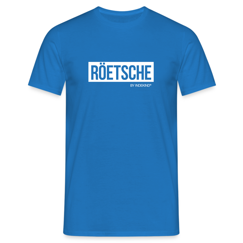 T-Shirt | Röetsche Klassik | Manns-Lüü - Royalblau