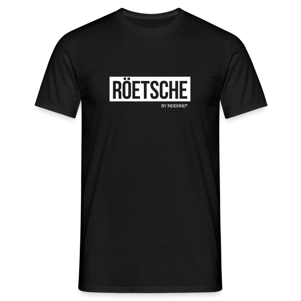 T-Shirt | Röetsche Klassik | Manns-Lüü - Schwarz