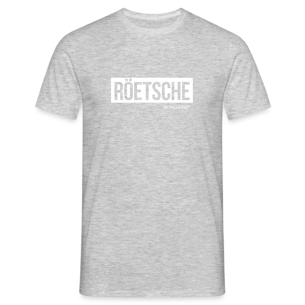 T-Shirt | Röetsche Klassik | Manns-Lüü - Grau meliert