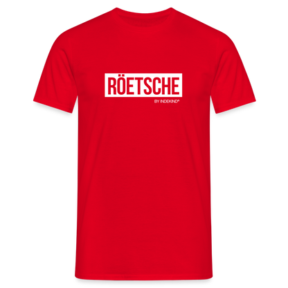 T-Shirt | Röetsche Klassik | Manns-Lüü - Rot