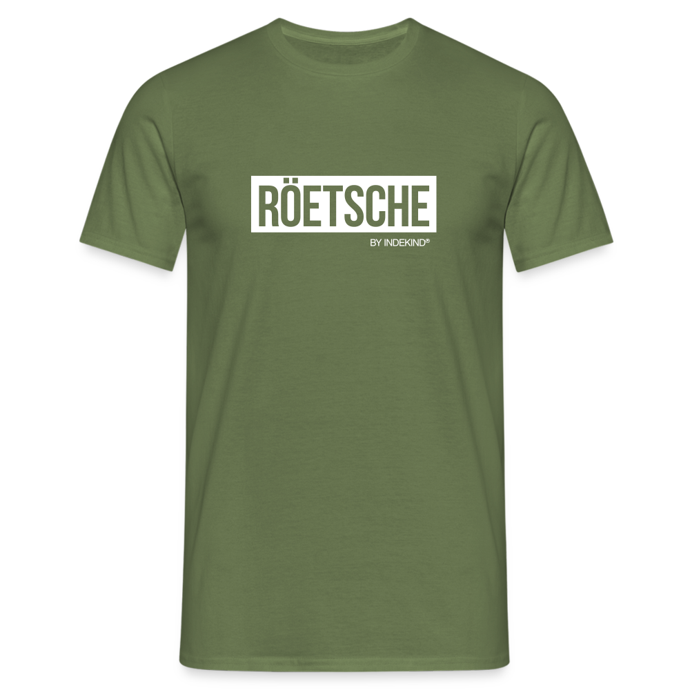 T-Shirt | Röetsche Klassik | Manns-Lüü - Militärgrün