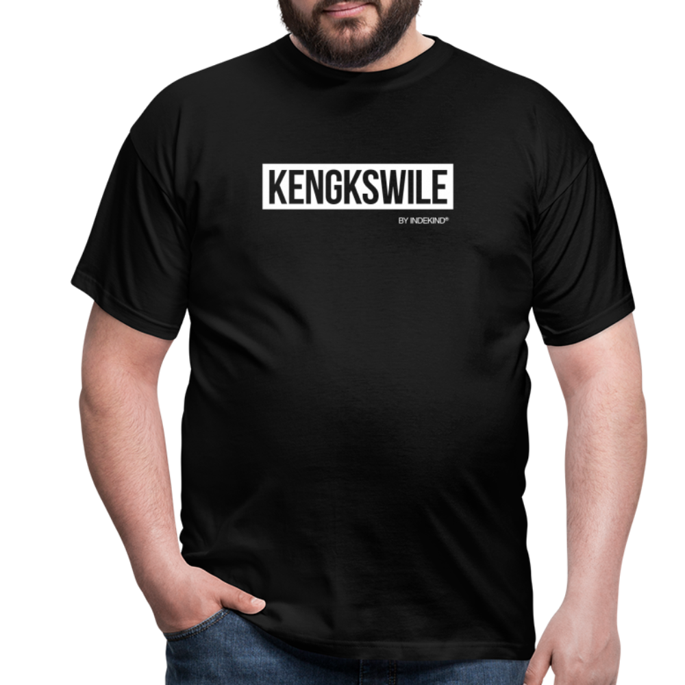 T-Shirt | Kengkswile Klassik | Manns-Lüü - Schwarz