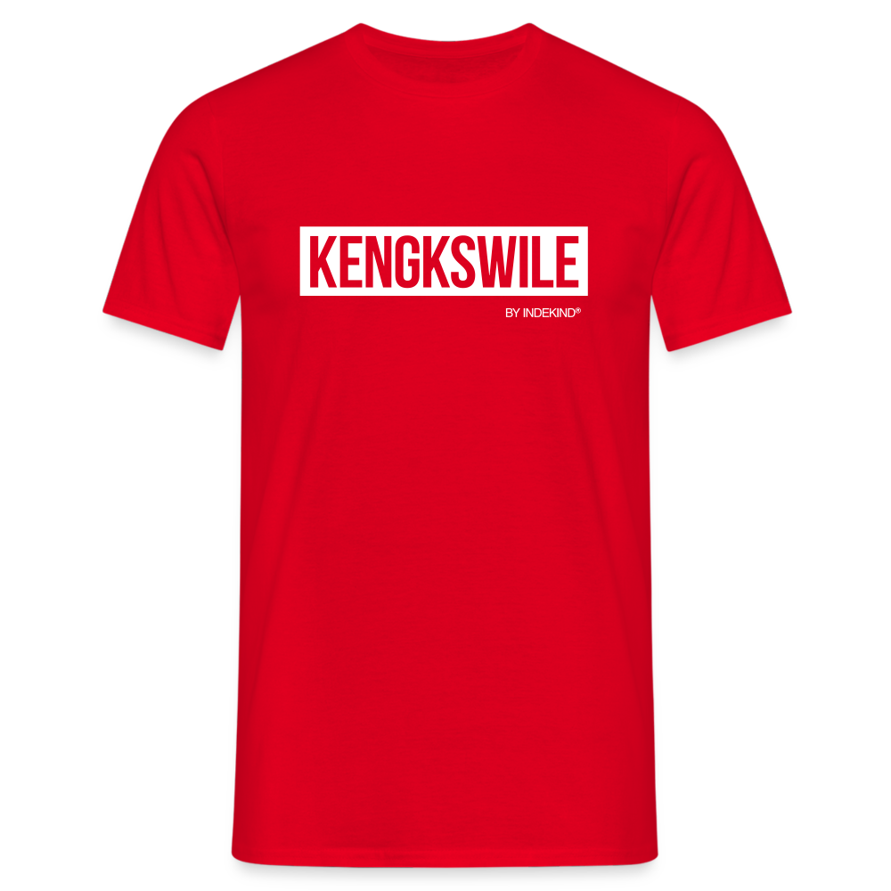 T-Shirt | Kengkswile Klassik | Manns-Lüü - Rot