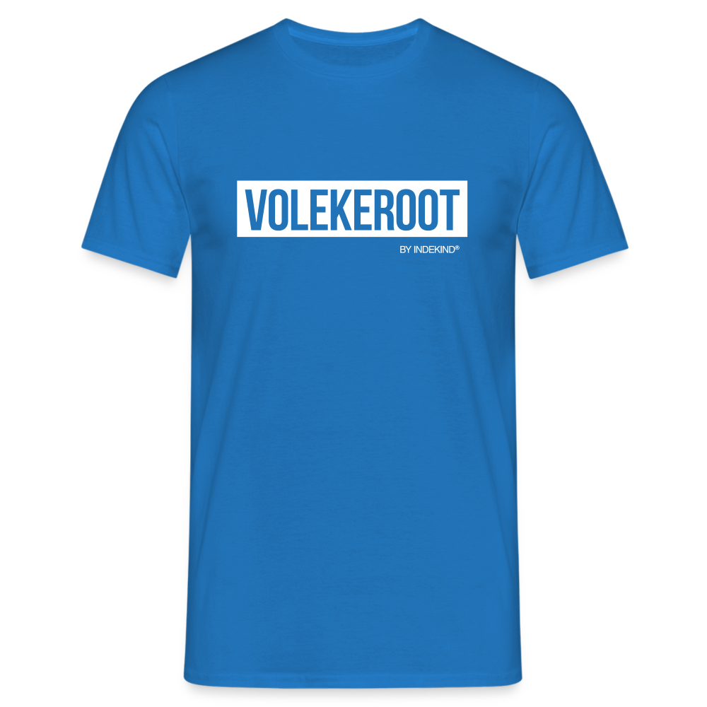 T-Shirt | Volekeroot Klassik | Manns-Lüü - Royalblau