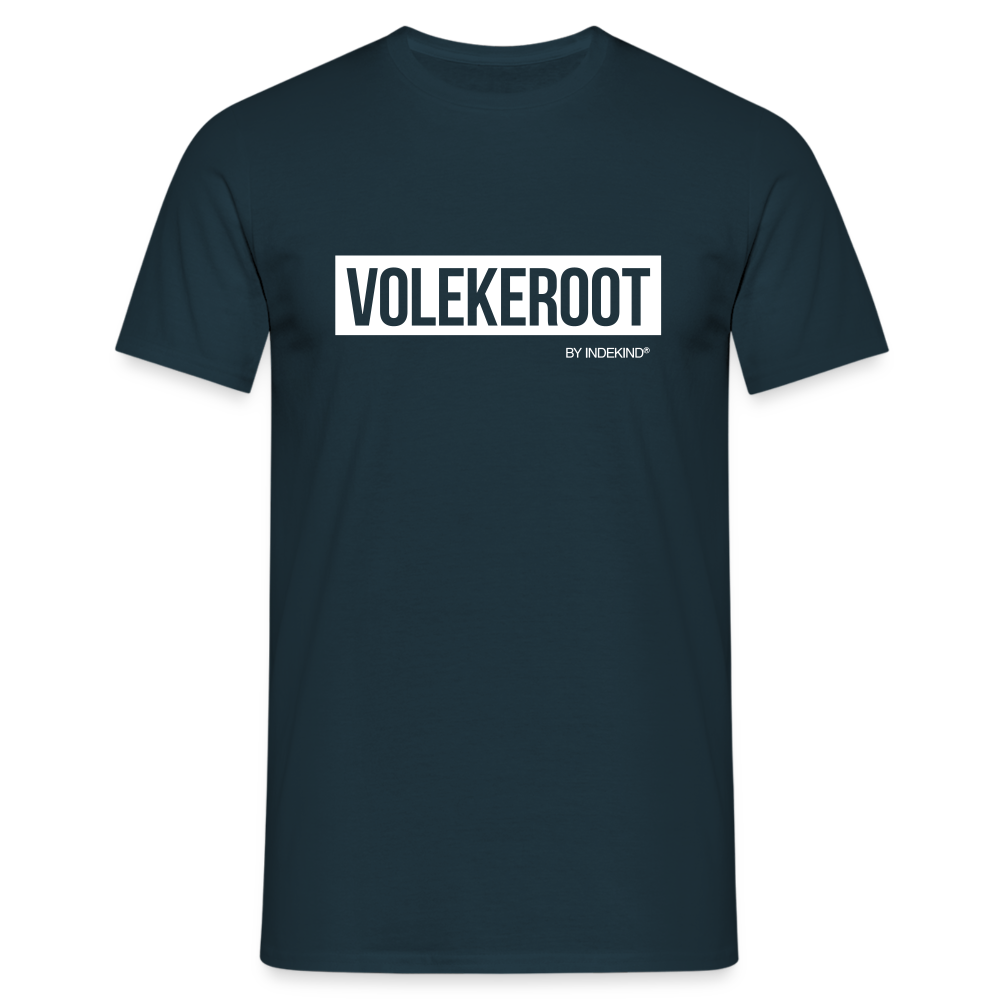 T-Shirt | Volekeroot Klassik | Manns-Lüü - Navy