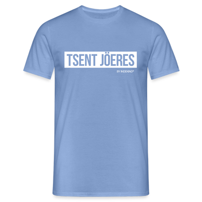 T-Shirt | Tsent Jöeres Klassik | Manns-Lüü - carolina blue