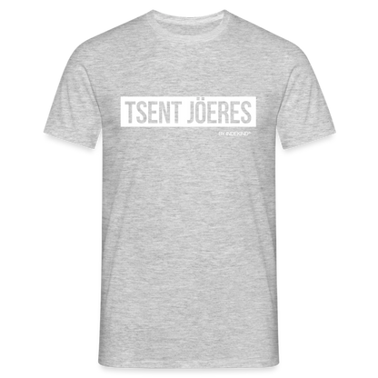 T-Shirt | Tsent Jöeres Klassik | Manns-Lüü - Grau meliert