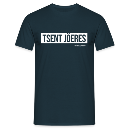 T-Shirt | Tsent Jöeres Klassik | Manns-Lüü - Navy