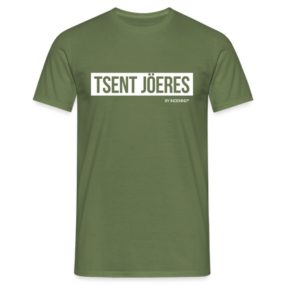 T-Shirt | Tsent Jöeres Klassik | Manns-Lüü - Militärgrün
