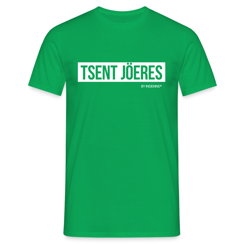 T-Shirt | Tsent Jöeres Klassik | Manns-Lüü - Kelly Green