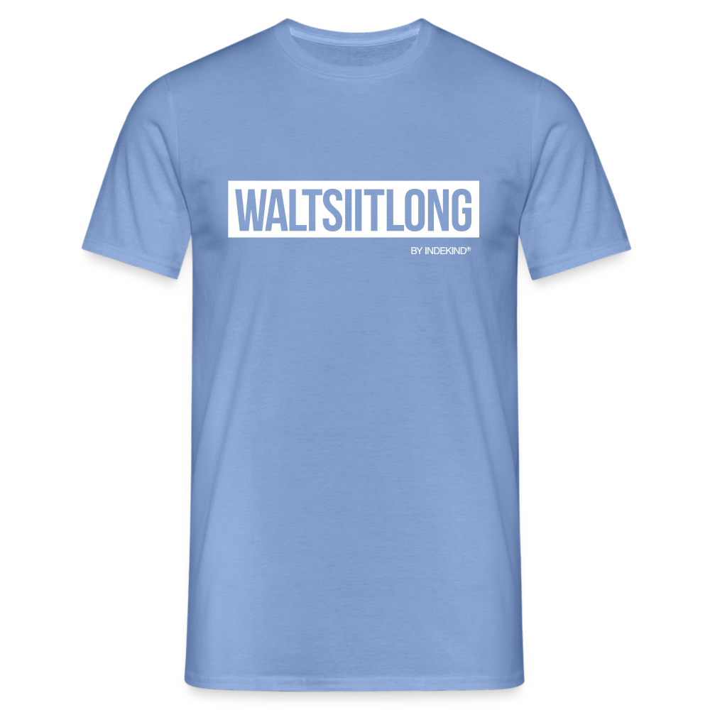 T-Shirt | Waltsiitlong Klassik | Manns-Lüü - carolina blue