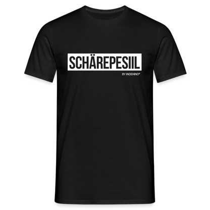 T-Shirt | Schärepesiil Klassik | Manns-Lüü - Schwarz