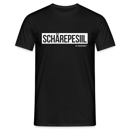 T-Shirt | Schärepesiil Klassik | Manns-Lüü - Schwarz