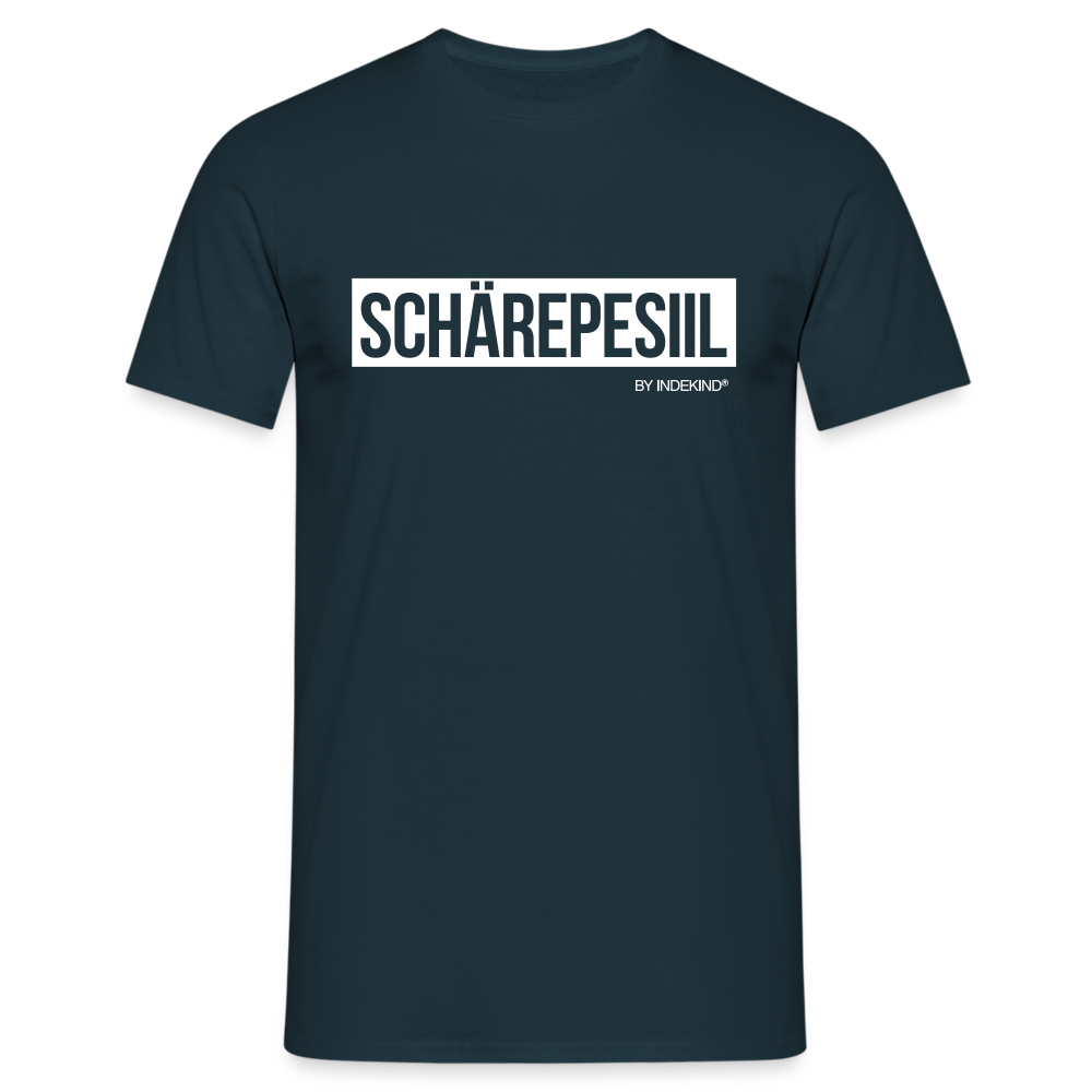 T-Shirt | Schärepesiil Klassik | Manns-Lüü - Navy
