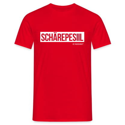 T-Shirt | Schärepesiil Klassik | Manns-Lüü - Rot