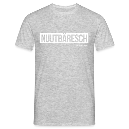 T-Shirt | Nuutbäresch Klassik | Manns-Lüü - Grau meliert