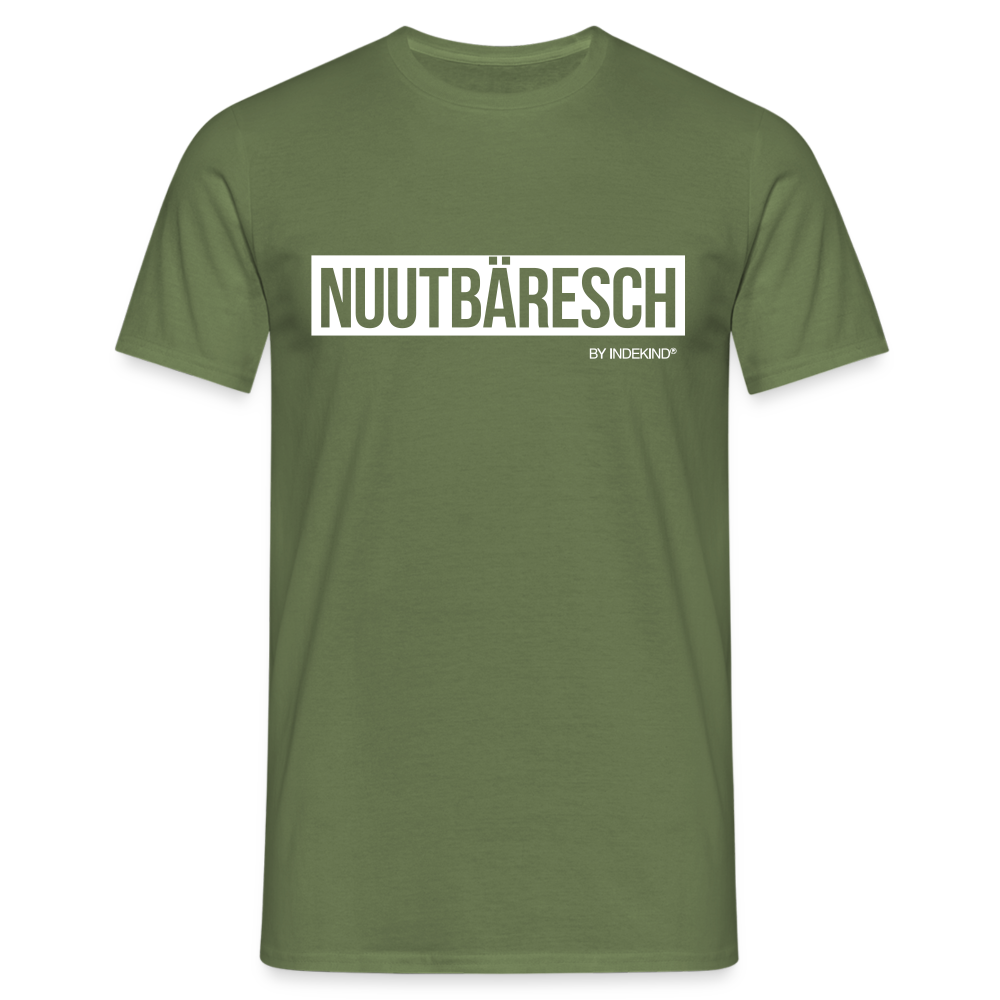 T-Shirt | Nuutbäresch Klassik | Manns-Lüü - Militärgrün