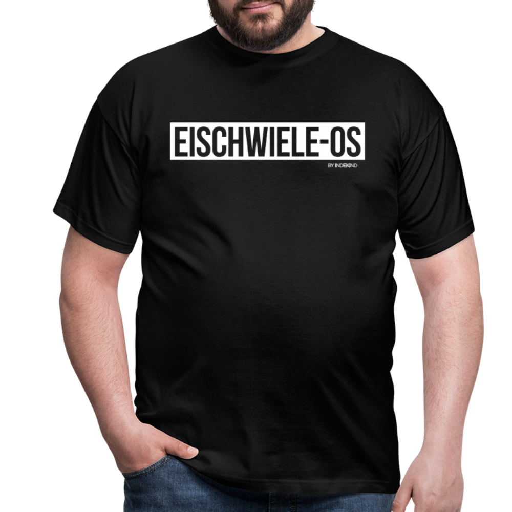 T-Shirt | Eischwiele-Os Klassik | Manns-Lüü - Schwarz
