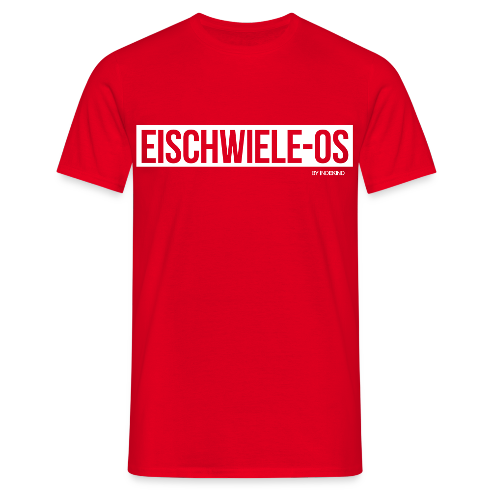 T-Shirt | Eischwiele-Os Klassik | Manns-Lüü - Rot
