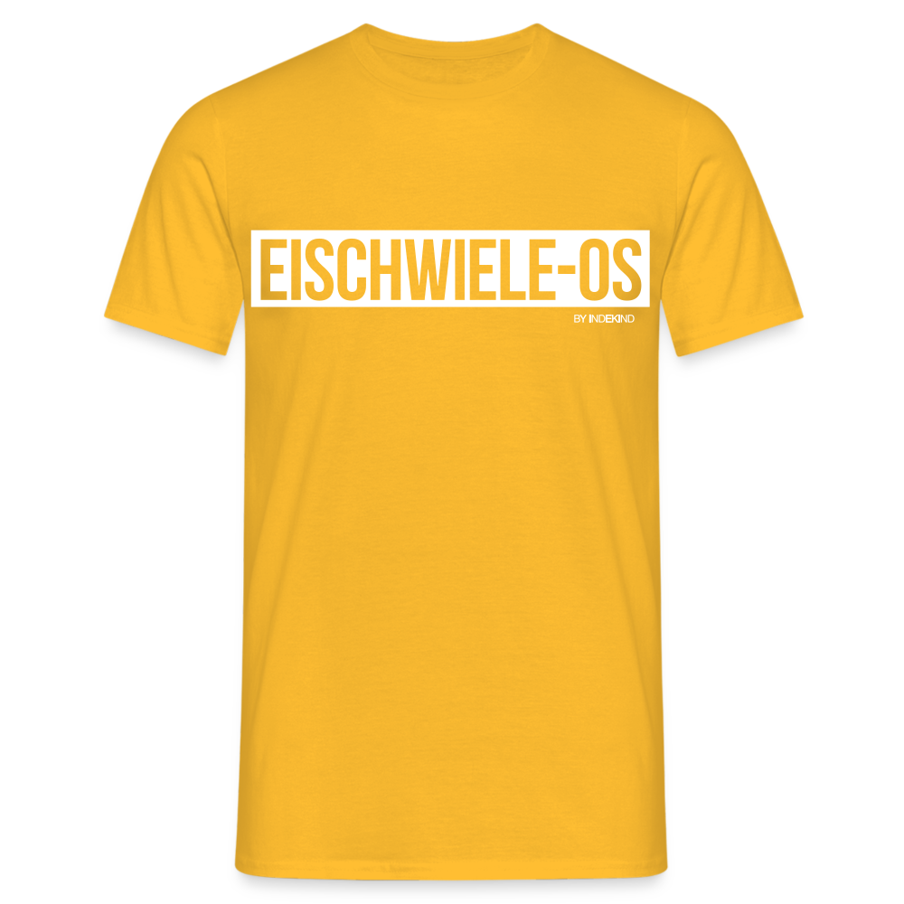 T-Shirt | Eischwiele-Os Klassik | Manns-Lüü - Gelb