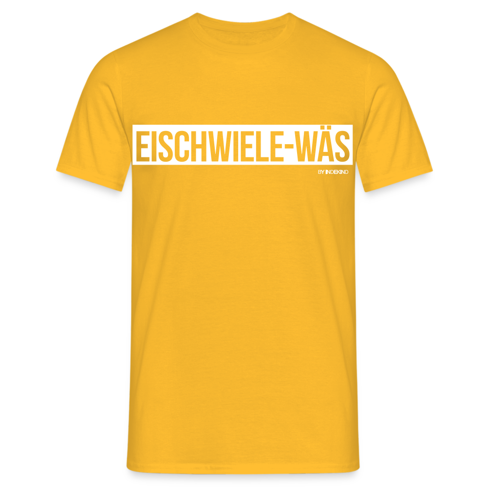 T-Shirt | Eischwiele-Wäs Klassik | Manns-Lüü - Gelb