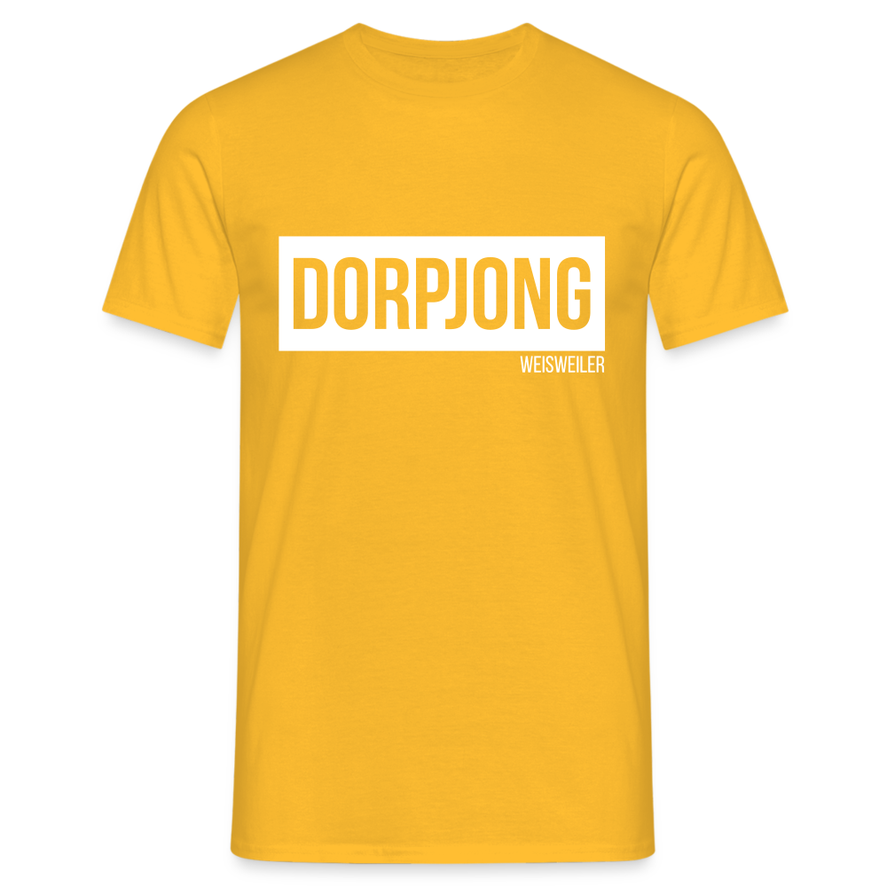 T-Shirt | Dorpjong Weisweiler Klassik | Manns-Lüü - Gelb