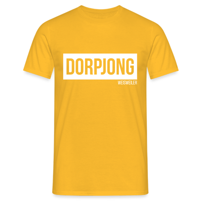 T-Shirt | Dorpjong Weisweiler Klassik | Manns-Lüü - Gelb