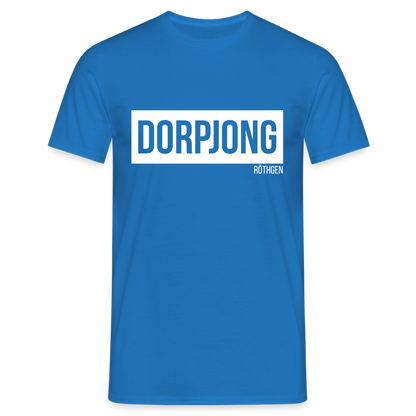 T-Shirt | Dorpjong Röthgen Klassik | Manns-Lüü - Royalblau
