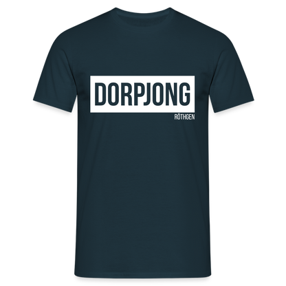 T-Shirt | Dorpjong Röthgen Klassik | Manns-Lüü - Navy