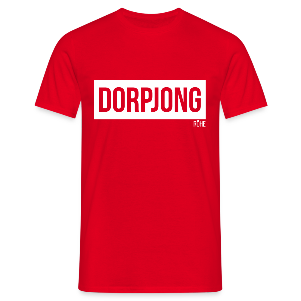 T-Shirt | Dorpjong Röhe Klassik | Manns-Lüü - Rot