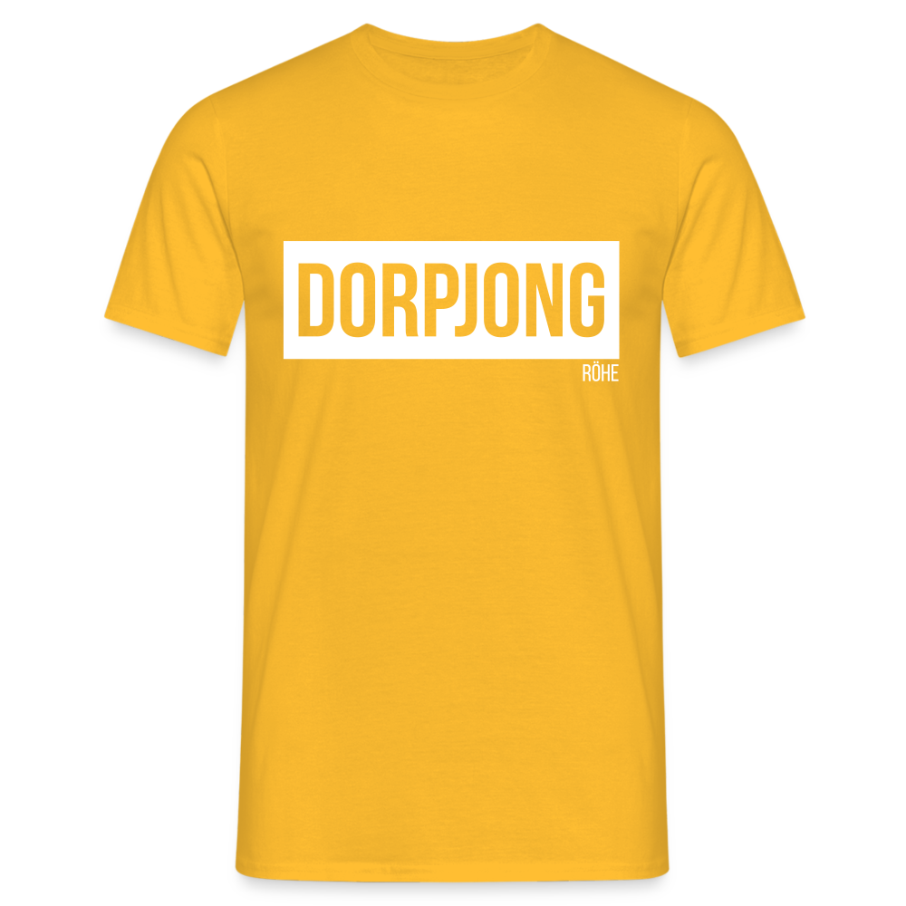 T-Shirt | Dorpjong Röhe Klassik | Manns-Lüü - Gelb