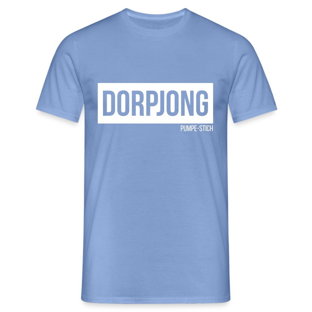T-Shirt | Dorpjong Pumpe-Stich Klassik | Manns-Lüü - carolina blue