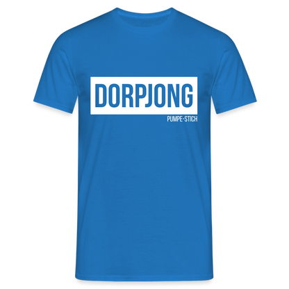 T-Shirt | Dorpjong Pumpe-Stich Klassik | Manns-Lüü - Royalblau
