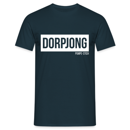 T-Shirt | Dorpjong Pumpe-Stich Klassik | Manns-Lüü - Navy