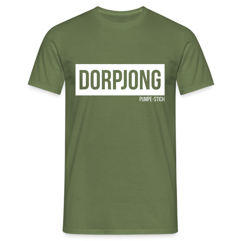 T-Shirt | Dorpjong Pumpe-Stich Klassik | Manns-Lüü - Militärgrün