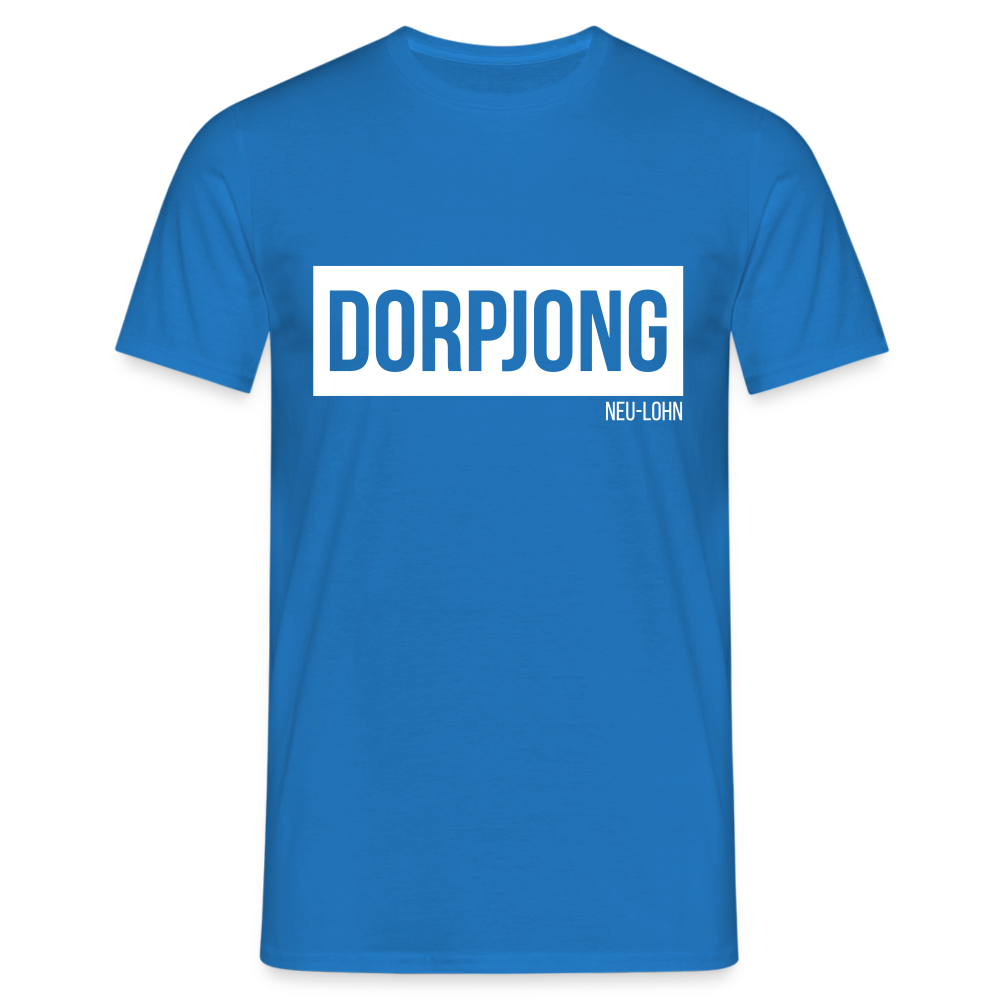 T-Shirt | Dorpjong Neu-Lohn Klassik | Manns-Lüü - Royalblau