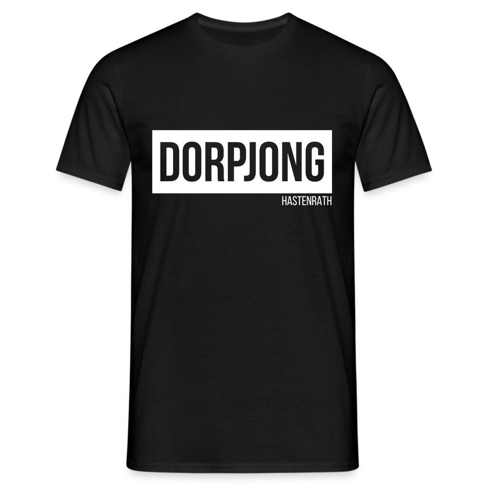 T-Shirt | Dorpjong Hastenrath Klassik | Manns-Lüü - Schwarz