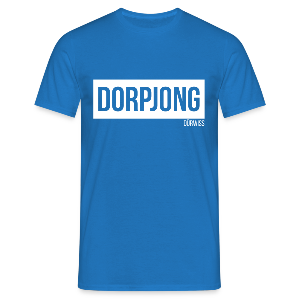 T-Shirt | Dorpjong Dürwiss Klassik | Manns-Lüü - Royalblau