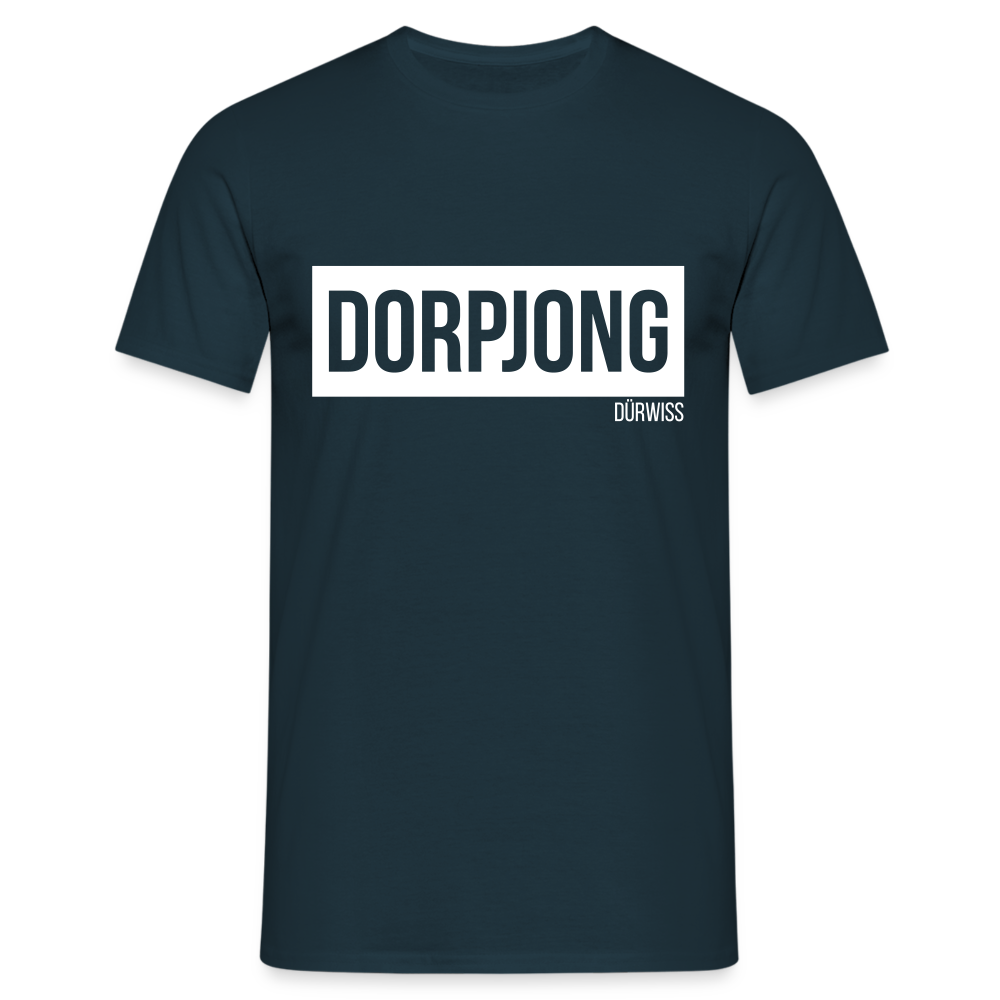 T-Shirt | Dorpjong Dürwiss Klassik | Manns-Lüü - Navy
