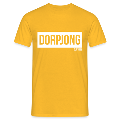 T-Shirt | Dorpjong Dürwiss Klassik | Manns-Lüü - Gelb