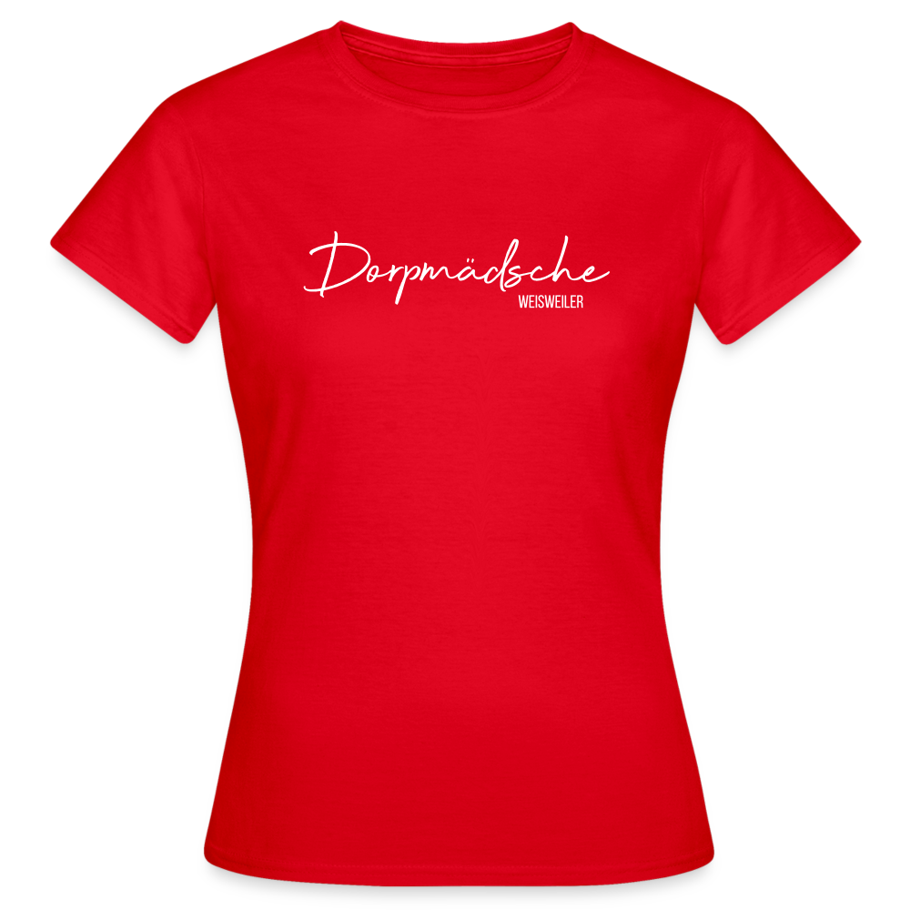 T-Shirt | Dorpmädsche Weisweiler Klassik | Mädsche - Rot