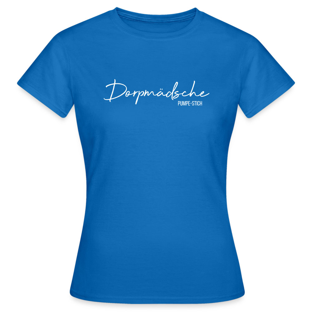 T-Shirt | Dorpmädsche Pumpe-Stich Klassik | Mädsche - Royalblau