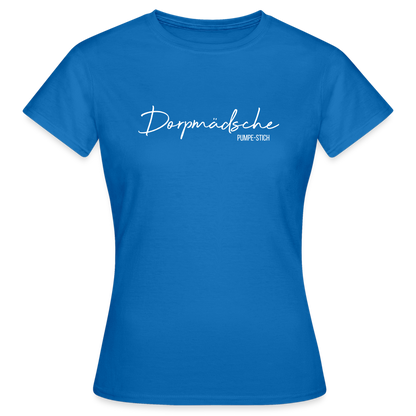 T-Shirt | Dorpmädsche Pumpe-Stich Klassik | Mädsche - Royalblau