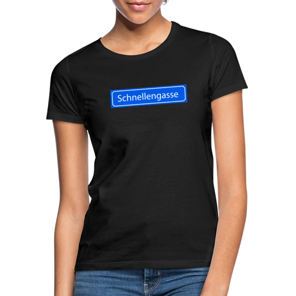 T-Shirt | Schnellengasse | Mädsche - Schwarz