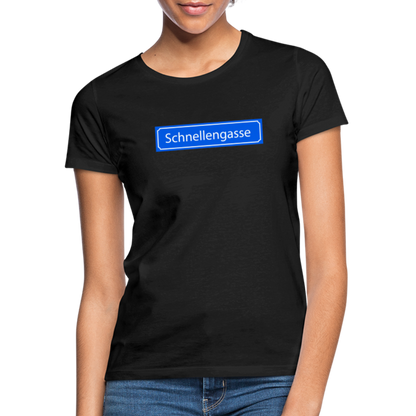 T-Shirt | Schnellengasse | Mädsche - Schwarz